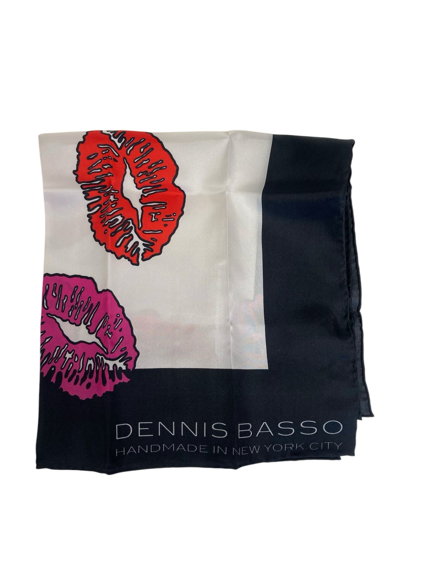 Dennis Basso kisses scarf
