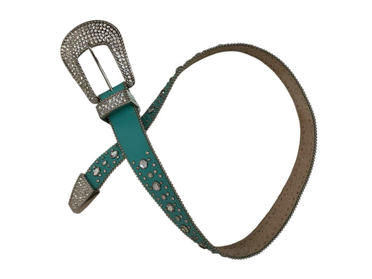 Christine Alexander rhinestone turqouise belt